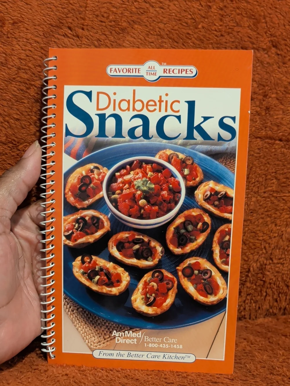 Diabetic Snacks Spiral Cookbook ( Favorite All Time Recipes )